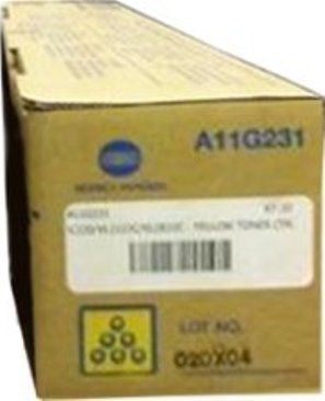 Konica Minolta A11G231 model TN-216Y Toner cartridge, Toner cartridge Consumable Type, Laser Printing Technology, Yellow Color, New Genuine Original OEM Konica Minolta, Up to 26000 pages at 5% coverage Duty Cycle (A11G231 A11G 231 A11G-231 TN-216Y TN 216Y TN216Y)