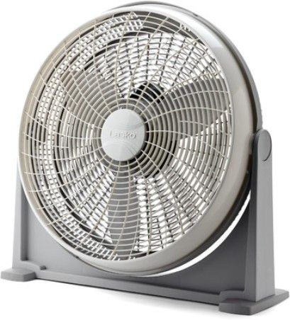 Lasko A20100 Air Circulating Floor Fan, Wall-mount option, Propeller Blade Design, Lightweight with carry handle, Energy-efficient operation, Full-range pivoting head, Three performance speeds, Simple 