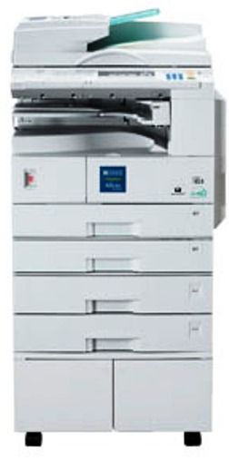 Ricoh A2020D Digital Copier, Standard 600 sheet paper capacity, maximum 1,600 sheet paper capacity; First Copy Speed 6.5 Seconds; Multi-Copy Speed 21 copies/minute; Quantity Indicator 1-99; Zoom 50% to 200% in 1% increments, Memory Capacity 16 MB (A 2020D A-2020D A2020 A-2020)
