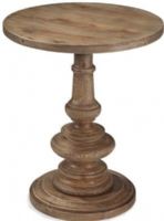 Bassett Mirror A2361EC Model A2361 Belgian Luxe Lamond Scatter Table, Rustic Pine Finish, Dimensions 18" x 22", Weight 21 pounds, UPC 036155334127 (A2361-EC A23-61EC A2-361EC) 