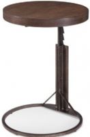 Bassett Mirror A3014EC Model A3014 Belgian Luxe Lafayette Scatter Table, Burnished Elm/Bronze Finish, Dimensions 22" x 30", Weight 59 pounds, UPC 036155334134 (A3014-EC A30-14EC A3-014EC) 