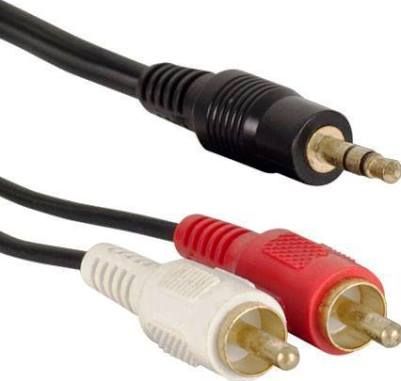 Axxess A35-RCA-6 Male 3.5 mm to RCA Cable, 6 foot in length (A35RCA6 A35RCA-6 A35-RCA6)