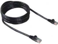 Belkin A3L850-07-BLK-S FastCAT 5E UTP Ethernet Patch Cable, 7 feet, Black, Premium Category, RJ45M/RJ45M RJ45 male/male connectors, Snagless molding protects connections, Gold-plated connectors ensure clean transmission, Provides extra headroom over the standard CAT5e cable and is perfect for use with 10-and 100Base-T and Gigabit Ethernet networks, UPC 722868174500 (A3L85007BLKS A3L850-B-LK-S A3L850BLKS A3L85007BLK A3L85007B A3L85007 A3L850) 