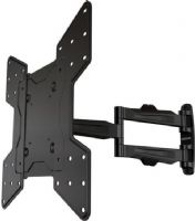 Crimson A47V AV Articulating Arm Wall Mount, 2.7" - 68.6 mm Depth from wall, 21" - 533 mm Max extension, 15°/-5° Tilt, 180° Pivot, 80 lbs Weight capacity, Fits most TV's from 13" to 47", Fits all VESA mounting patterns up to 400 x 400 mm, Scratch resistant epoxy powder coat finish, Aluminum / high grade cold rolled steel construction, Multiple attachment points for different mounting surfaces offers additional safety, UPC 815885013089 (A47V A-47V A 47V A47-V A47 V) 