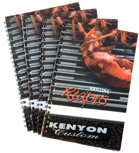 Kenyon A70001 Recipe Book, Custom Kenyon recipes by Chef John Englehorn, Step-by-step instructions, Full-color photos, Laminated pages, UPC 617181003845 (A70001 A-70001)