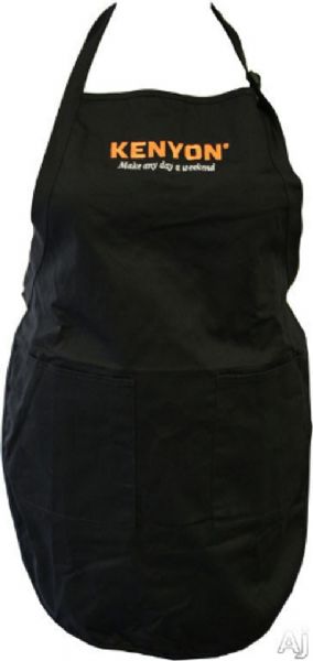 Kenyon A70015 Black embroidered Kenyon Custom Apron with 2 pockets, Dress the part and you can look like you know exactly what youre doing. Our tuxedo black Kenyon apron comes equipped with 2 comfortable pockets and is made of 100% cotton, , UPC 617181003937 (A70015 A-70015)