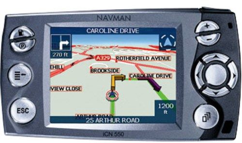 Navman AA005531 Model iCN 550 In-Car GPS Navigator System, 3.5 high-definition TFT touch-screen (AA005531 AA0-05531 ICN-550 ICN550)