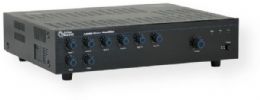 Atlas Sound AA120 Mixer Amplifier, 120W Output Power, 10 k ohm Input Impedance, 50Hz - 20kHz Frequency Response, Extensive muting and output options, Bridge in/out for combining amplifiers without relays, VCA control, 5 mic/line phantom power inputs and 1 stereo AUX input, Low cut filter, 300W Power Consumption, Pre out/power amp in for patching of external processors (AA120 AA-120 AA 120) 