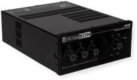 Atlas Sound AA35G 3 Input, 35 Watt Mixer Amplifier with Global Power Supply; Black; Ideal for paging, background music, and music on hold (MOH) applications; Balanced mic, line input, zone 2, and dual RCA stereo music inputs; Priority muting by VOX or external switch; UPC 612079662425 (AA35G AA35-G ATLASAA35G ATLAS-AA35G AMPAA35G AMP-AA35G) 