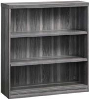 Mayline AB3S36-GR Aberdeen Series 36" Wide Bookcase, Unique laminate and veneer pieces, Chic and practical style, Adjustable shelves, 1.25" increments with five inches total adjustment, 35" wide shelf, Supports up to 75 pounds per shelf, Corner mouse holes, UPC 760771464561, Gray Finish (AB3S36 AB-3S36 AB 3S36 AB3S36GR AB-3S36-GR AB3S36GR)  