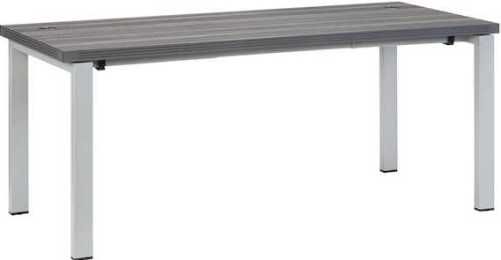 Mayline ABTDS60-GRY Aberdeen Table Desk with Straight Top, 250 Lbs Capacity - Weight, 53.06