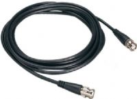 Audio-Technica AC12 RF Antenna Cable 12' (3.6 m), Impedance 50 ohms, Nominal capacitance 28.5 pF/ft, Insertion loss 8.4 dB (per 100' @ 400 MHz), BNC to BNC connectors, RG58-type cable, 20 AWG solid center conductor, UPC 42005124824, Heavy-duty molded BNC connectors, Foam-polyethylene Dielectric, PVC Jacket, Ideal for portable or fixed-installation applications, UPC 042005124572 (AC-12 AC 12) 