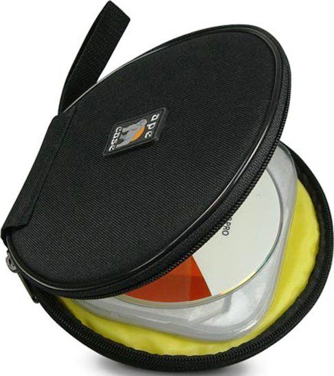 Ape Case AC12473 Optical Disk Case, Holds 12 CDs, DVDs, Blu-Ray, or game discs, High-styled zipper pull and wrist strap, Heavy duty nylon cover protects your contents, Ultra-soft acid-free archival sleeves safely house your media and keeps dirt, Away to prevent scratching of delicate CD surfaces, UPC 810598012473 (AC12473 AC-12473 AC 12473)