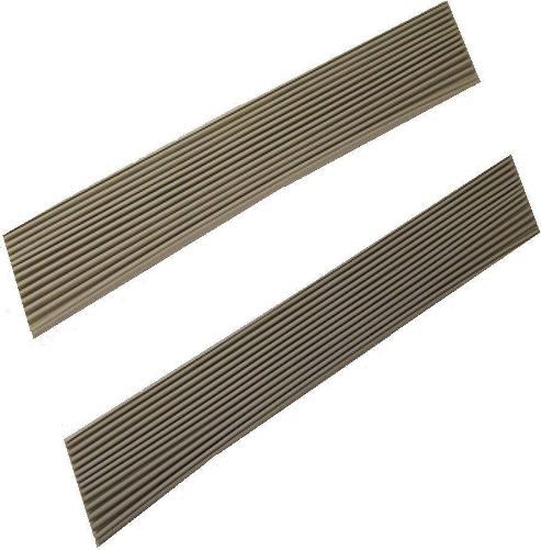 A/C Safe AC-205 A/C Window Replacement Vinyl Accordian Side Panel Kit; Designed to repair cracked and damaged accordion-style panels on your air conditioning unit; Replaces old, cracked or torn side panels; Minimizes drafts, dust and moisture; Helps to keep bugs and hot air out and cool air in; 2 flexible panels each expand to fit openings up to 21