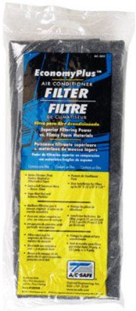 A/C Safe AC-302 A/C Window Replacement Economy Plus Filter, Brown, For filters up to 24