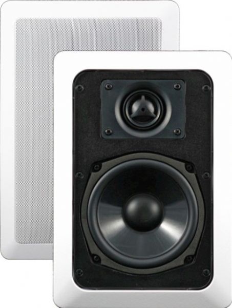 Audio Source AC5W In-Wall Speakers Pair, White, 5.25