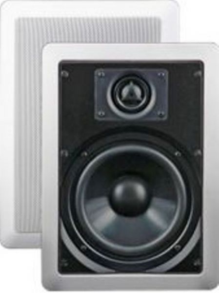 Audio Source AC6W In-Wall Speakers - Pair, White, 6.5