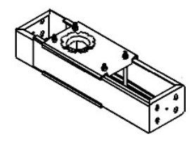 Peerless ACC120 Internal Joist Mount for 16'' or 20'' centers, Black; Max Load: 300 lbs.; Universal with standard fasteners, UPC 735029196624 (ACC 120 ACC-120)