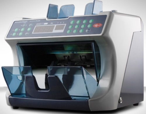 AccuBANKER AB5000PLUS Professional Bill Counter + MGUV Counterfeit Detection, Variable counting speed (700, 1000, 1500 bills/minute), Front Loading Roller Friction, Hopper Capacity 100 bills, Stacker Capacity 200 bills, Size of Vountable Bills 50mm x 100mm - 100mm x 185mm, Tickness of Countable Bills 0.06mm - 0.12mm, UPC 097241500024 (AB5000-PLUS AB5000 PLUS AB- 5000PLUS AB-5000 PLUS)