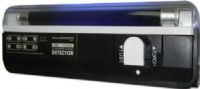 AccuBANKER D22 Counterfeit Detector; Compact and Portable; Powerful ultraviolet light detector; Incandescent light for watermark verification; Quick-and-easy turn on/off by rotation feature; Anyone can use it; Lightweight; Battery operated - 4 AA batteries not included (ACCUBANKERD22 ACCUBANKER-D22 D-22) 