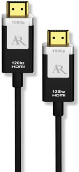 Acoustic Research ARSH12 Silver Series HDMI Cable; Added flexibility and durability from the high quality outer jacket and heavy duty strain reliefs; Improved digital signal transfer from precision made gold-plated corrosion-resistant HDMI connectors; A dense braid and overlapped aluminum Mylar foil protects against EMI and RFI noise and interference; UPC 044476084652 (ACOUSTICRESEARCH-ARSH12 ACOUSTICRESEARCH ARSH12 ACOUSTICRESEARCHARSH12)