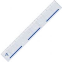 Alvin ACR12 Ruler 12-Inch with Cutting Edge, Durable clear acrylic features stainless steel cutting edge, Printed grid includes inch markings and centering lines, Ideal for both right- and left-handed users, No-slip strips on one side for a stay-put grip, flip over for easy sliding, UPC 088354809791, Shipping Weight 0.20 lbs., Shipping Dimensions 14.00 x 2.00 x 0.12, Harmonized Code 9017.80.10.004 (ACR-12 ACR 12 AC-R12) 
