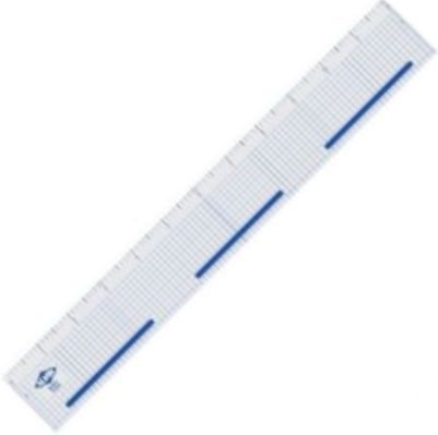 Alvin ACR20 Ruler 20-Inch with Cutting Edge, Durable clear acrylic features stainless steel cutting edge, Printed grid includes inch markings and centering lines, Ideal for both right- and left-handed users, No-slip strips on one side for a stay-put grip, flip over for easy sliding, UPC 088354809807, Shipping Weight 0.20 lbs., Shipping Dimensions 21.00 x 2.00 x 0.12, Harmonized Code 9017.80.10.004 (ACR-20 ACR 20 AC-R20)