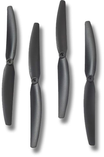 Xcraft ACS-XP1-002 Spare Propellers for X PlusOne Quadcopter, Set of 4, Dimensions 9.9
