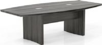 Mayline ACTB8GRY Aberdeen Series 8' Boat-Shaped Conference Table, 29.5" Worksurface Height, 45.29" Distance Between Legs, 96" W x 48" D Top Dimensions, Work surface of approx. 163" thick, 96" W x 48" D x 27.50" H Inside Dimensions, Glides, Lockable, Cable Management - cable grommets, Chic and practical style, Structural modesty panel, Hollow inner core construction, Cable chimney on the table legs, Gray Finish, UPC 198860667058 (ACT B8 GRY ACT-B8GRY ACTB8GRY ACTB8 ACT-B8 ACT B8) 