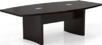 Mayline ACTB8-MOC Aberdeen Series 8' Boat-Shaped Conference Table, 29.5" Worksurface Height, 45.29" Distance Between Legs, 96" W x 48" D Top Dimensions, Work surface of approx. 163" thick, 96" W x 48" D x 27.50" H Inside Dimensions, Glides, Lockable, Cable Management - cable grommets, Chic and practical style, Structural modesty panel, Hollow inner core construction, Cable chimney on the table legs, Mocha Finish, UPC 198860637488 (ACT B8 MOC ACT-B8-MOC ACTB8MOC ACTB8 ACT-B8 ACT B8) 
