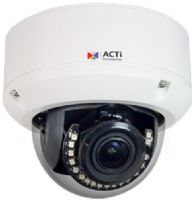 ACTi A815 3MP Outdoor Zoom Dome Camera with Day/Night, Adaptive IR, Extreme WDR, SLLS, 4.3x Zoom Lens, f2.8-12mm/F1.4-2.8, P-Iris, Auto Focus (for installation), Progressive Scan CMOS Image Sensor, 1/2.8" Sensor Size, 700-1150nm IR Sensitivity Range, 30m IR Working Distance, 1300 TV Lines Horizontal Resolution, 56 dB S/N Ratio, UPC 888034012646 (ACTIA815 ACTI-A815 A815) 