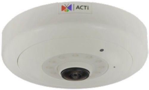ACTi B57 6MP Video Analytics Indoor Hemispheric Dome Camera with Adaptive IR, Extreme WDR, SLLS, Fixed Lens, f1.3mm/F2.6, Progressive Scan CMOS Image Sensor, 1/1.8