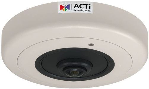 ACTi B57A 6MP Video Analytics Indoor Hemispheric Dome Camera with Adaptive IR, Extreme WDR, SLLS, Fixed Lens, f1.65mm/F2.8, Progressive Scan CMOS Image Sensor, 1/1.8