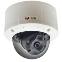 ACTi B71 Outdoor Network Dome Camera with Night Vision, 3MP, Adaptive IR, Extreme WDR, SLLS, Fixed lens, f3.6mm/F1.2, H.264, 1080p/60fps, 2D+3D DNR, Built-in Microphone, MicroSDHC/MicroSDXC, PoE/DC12V, IP68, IK10, IEC60571, DI/DO, Built-in Analytics; 3 Megapixel; Fixed Lens with f3.6mm/F1.2; Extreme WDR; Built-in Analytics; Event trigger, response and notification; Wide angle field of view; UPC: 888034009349 (ACTIB71 ACTI-B71 ACTI B71 OUTDOOR DOME 3MP) 