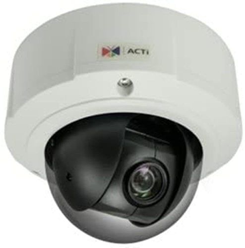 ACTi B911 3MP Video Analytics Outdoor Mini PTZ Camera with Day/Night, Extreme WDR, SLLS, 10x Zoom Lens, f4.7-47mm/F1.6-3.0, DC Iris, Auto Focus, Progressive Scan CMOS Image Sensor, 1/2.8