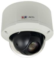 ACTi B912 5MP Video Analytics Outdoor Mini PTZ Camera with Day/Night, Extreme WDR, SLLS, 10x Zoom Lens, f4.7-47mm/F1.6-3.0, DC Iris, Auto Focus, Progressive Scan CMOS Image Sensor, 1/2.9" Sensor Size, 700-1100nm IR Sensitivity Range, 1750 TV Lines Horizontal Resolution, 56 dB S/N Ratio, 50.67°-5.14° Horizontal Viewing Angle, 39.23°-3.86° Vertical Viewing Angle, UPC 888034011397 (ACTIB912 ACTI-B912 B912) 