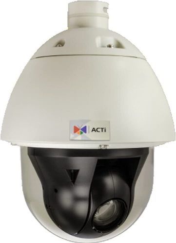 ACTi B916 2MP Video Analytics Outdoor Speed Dome Camera with Day/Night, Extreme WDR, SLLS, 20x Zoom Lens, f4.7-94mm/F1.6-3.5, DC Iris, Auto Focus, Progressive Scan CMOS Image Sensor, 1/2.8