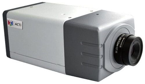 ACTi D21F Day/Night Box Camera with Bundled f4.2mm Fixed Lens, 1MP; 1 Megapixel; Fixed Lens with f4.2mm/F1.8; Event trigger, response and notification; Progressive Scan CMOS sensor; Day and night function with mechanical IR cut filter; Minimum illumination of 0.05 lux at F1.8; F1.8 Mp fixed lens; 1280 x 720 at 30 fps; Selectable H.264 high profile and MJPEG compression formats with dual streaming; UPC: 888034001381 (ACTID21F ACTI-D21F D21F BOX CAMERA FIXED LENS 1MP)
