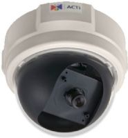 ACTi D52 Indoor Dome with Fixed Lens, 3MP, f3.6mm/F2.0, H.264, 1080p/30fps, DNR, PoE; 2048x1536 Resolution at 15 fps; 3.6mm Fixed Lens with f/2.0 Aperture; 70.8 degrees Horizontal Field of View; Simultaneous Dual Streaming; Video Motion Detection in 3 Zones; 4 Configurable Privacy Masking Regions; Multiple Image Enhancements; 1/3.2" progressive-Scan CMOS sensor provides up to 3MP resolution; UPC: 888034000773 (ACTID52 ACTI-D52 ACTI D52 INDOOR DOME 3MP) 