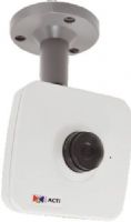 ACTi E11A Cube Camera with Basic WDR, Fixed Lens, 1MP; 0.25" Progressive-Scan CMOS Sensor; 53.8 degrees Horizontal Angle of View; Built-In Microphone; PoE Power Source; Simultaneous Dual Streaming; 4 Configurable Privacy Masks; CS Lens Mount; Progressive scan CMOS sensor; Minimum illumination of 0.1 lux at f/1.8; Built-in 4.2mm lens allows you to record footage in 1MP resolution at 30 fps; UPC: 888034004948 (ACTIE11A ACTI-E11A E11A CAMERA CUBE WDR 1MP) 