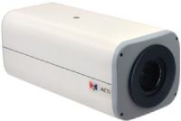 ACTi E210 IP Box Security Camera, 10MP Zoom Box with Day and Night, Basic WDR, 4.3x Zoom Lens, f3.1-13.3mm/F1.4-4.0, P-Iris, Auto Focus (for installation), H.264, 1080p/30fps, DNR, Audio, MicroSDHC/MicroSDXC, PoE/DC12V, DI/DO, RS-422/RS-485; 10 Megapixel Sensor; Day and Night Functionality; 4.3x Zoom Lens with f3.1-13.3mm/F1.4-F4.0, PIris, Auto focus (for installation); UPC: 888034007338 (ACTIE210 ACTI-E210 E210 BOX NETWORK CAMERA BASIC WDR ZOOM 10MP) 