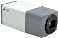 ACTi E219 Box IP Security Camera with Extreme WDR, 10x Optical Zoom, 2MP Video Analytics Zoom Box with Day and Night, Extreme WDR, SLLS, 10x Zoom lens, f4.9-49mm/F2.8-3.5, Adaptive iris, Auto Focus (for installation), H.264, 1080p/60fps, 2D+3D DNR, Audio, MicroSDHC/MicroSDXC, PoE/DC12V, DI/DO, RS-422/RS-485, Built-in Analytics; 2 Megapixel Sensor; UPC: 888034007345 (ACTIE213 ACTI-E213 E213 BOX NETWORK CAMERA EXTREME WDR ZOOM 2MP) 