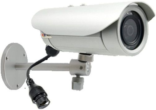 Acti E33A Outdoor Bullet Camera, 5MP Bullet with Day and Night, Adaptive IR, Basic WDR, Fixed lens, f4.2mm/F1.8, H.264, 1080p/30fps, DNR, MicroSDHC/MicroSDXC, PoE, IP68, IK10 (metal casing); 2592 x 1944 Resolution at 15 fps; IR LEDs for Up to 98.4' of Night Vision; 4.2mm Fixed Lens with f/1.8 Aperture; 62.7 degrees Horizontal Field of View; microSD Slot Supports Edge Storage; H.264 and MJPEG Compression; UPC: 888034004689 (ACTIE33A ACTI-E33A ACTI E33A BULLET IR BASIC WDR 5MP)