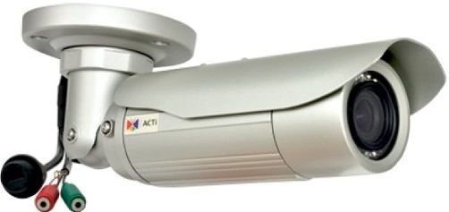 Acti E44 Bullet Camera with Built-In Varifocal Lens, 2MP Bullet with Day and Night, Adaptive IR, Basic WDR, SLLS, Vari-focal lens, f2.8-12mm/F1.4, H.264, 1080p/30fps, DNR, PoE, IP68, IK10 (metal casing); 2.8 to 12mm Varifocal Lens; SLLS (Superior Low Light Sensitivity); Basic WDR (Wide Dynamic Range); Digital Noise Reduction (DNR); Full HD 1080p Resolution; H.264 High Profile/MJPEG; IR LEDs; IP66-Rated Housing; UPC: 888034001091 (ACTIE44 ACTI-E44 ACTI E44 BULLET IR BASIC WDR 2MP)