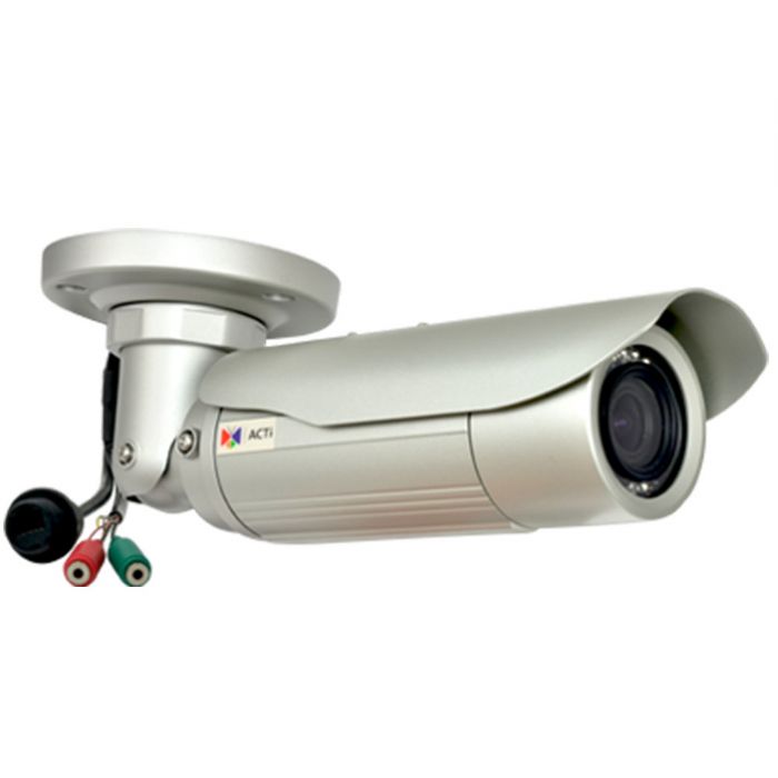Acti E44A Outdoor Bullet Camera with Night Vision, 2MP Bullet with Day and Nigth, Adaptive IR, Basic WDR, SLLS, Vari-focal lens, f2.8-12mm/F1.4, H.264, 1080p/30fps, DNR, Audio, MicroSDHC/MicroSDXC, PoE, IP68, IK10 (metal casing), DI/DO; 2 Megapixel; 1920 x 1080 Resolution at 30 fps; IR LEDs for up to 98.4' of Night Vision; f2.8-12mm/F1.4 Varifocal Lens; 92.5 to 35.9 degrees Horizontal FOV; Wide Angle; UPC: 888034004269 (ACTIE44A ACTI-E44A ACTI E44A BULLET IR BASIC WDR NIGHT VISION 2MP)
