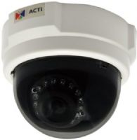 ACTi E54 Indoor Dome with Day and Night, 5MP, Adaptive IR, Basic WDR, Fixed lens, f3.6mm/F1.8, H.264, 1080p/30fps, DNR, PoE; 5 Megapixel; Day and Night with Adaptive IR LED; Event trigger, response and notification; Progressive scan CMOS sensor; Minimum illumination of 0 lux with IR LED On; Built-in f3.6mm/F1.8 MP fixed lens allows you to record footage at 15 fps at 2592x1944 resolution; Video motion detection; UPC: 888034000636 (ACTIE54 ACTI-E54 ACTI E54 INDOOR DOME 5MP) 