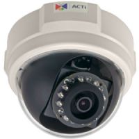ACTi E58 Indoor Dome with Day and Night, 2MP, Adaptive IR, Basic WDR, SLLS, Fixed Lens, f3.6mm/F1.85, H.264, 1080p/30fps, DNR, PoE; 2 Megapixel; Day and Night with Superior Low Light Sensitivity and Adaptive IR LED; Fixed Lens with f3.6mm/F1.85; Wide Angle; Event trigger, response and notification; 1/2.8" progressive scan CMOS sensor captures clear images at up to 1920 x 1080 resolution at 30 fps; UPC: 888034003767 (ACTIE58 ACTI-E58 ACTI E58 INDOOR DOME 5MP) 