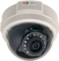 ACTi E59 Dome Camera with Night Vision, 10MP, Adaptive IR, Basic WDR, Fixed Lens, f3.6mm/F1.8, H.264, 1080p/30fps, DNR, PoE; 3648x2736 Resolution at 7 fps; 3.6mm Fixed Lens with f/1.8 Aperture; 101.4 degree Horizontal Field of View; Multiple Image Enhancements; Video Motion Detection with Alarms; Privacy Masking for Custom Viewing; 1/3.2" progressive scan CMOS sensor provides up to 3MP resolution; UPC: 888034003774 (ACTIE59 ACTI-E59 ACTI E59 WIRED DOME 10MP) 