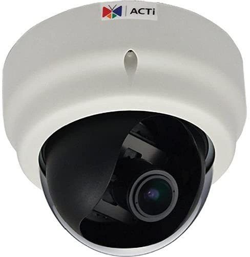 ACTi E67 Indoor Dome Camera, 2MP with Basic WDR, SLLS, Built-In f2.8 to 12mm Varifocal Lens 2 Megapixel; Vari-focal Lens with f2.8-12mm/F1.4; Wide Angle; Event trigger, response and notification; Basic WDR; SLLS (Superior Low Light Sensitivity); Progressive Scan CMOS sensor; Minimum illumination of 0.1 lux at F1.4; 30 fps at 1920x1080 resolution; Selectable H.264 high profile and MJPEG compression formats with dual streaming; UPC: 888034001046 (ACTIE67 ACTI-E67 ACTI E67 WIRED DOME 2MP)