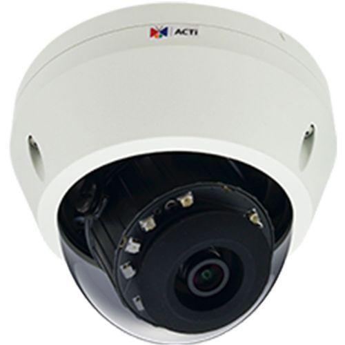 ACTi E78 Outdoor PoE Network Dome Camera, 2MP with Day and Night, Adaptive IR, Extreme WDR, SLLS, Fixed Lens, f3.6mm/F1.85, H.264, 1080p/60fps, 2D+3D DNR, Audio, MicroSDHC/MicroSDXC, PoE/DC12V, IP68, IK10, DI/DO, Built-In Analytics; 2 Megapixel; Day and Night with Superior Low Light Sensitivity and Adaptive IR LED; Fixed Lens with f3.6mm/F1.85; Extreme WDR; Wide Angle; Built-in Analytics; UPC: 888034006119 (ACTIE78 ACTI-E78 ACTI E78 WIRED DOME 2MP)